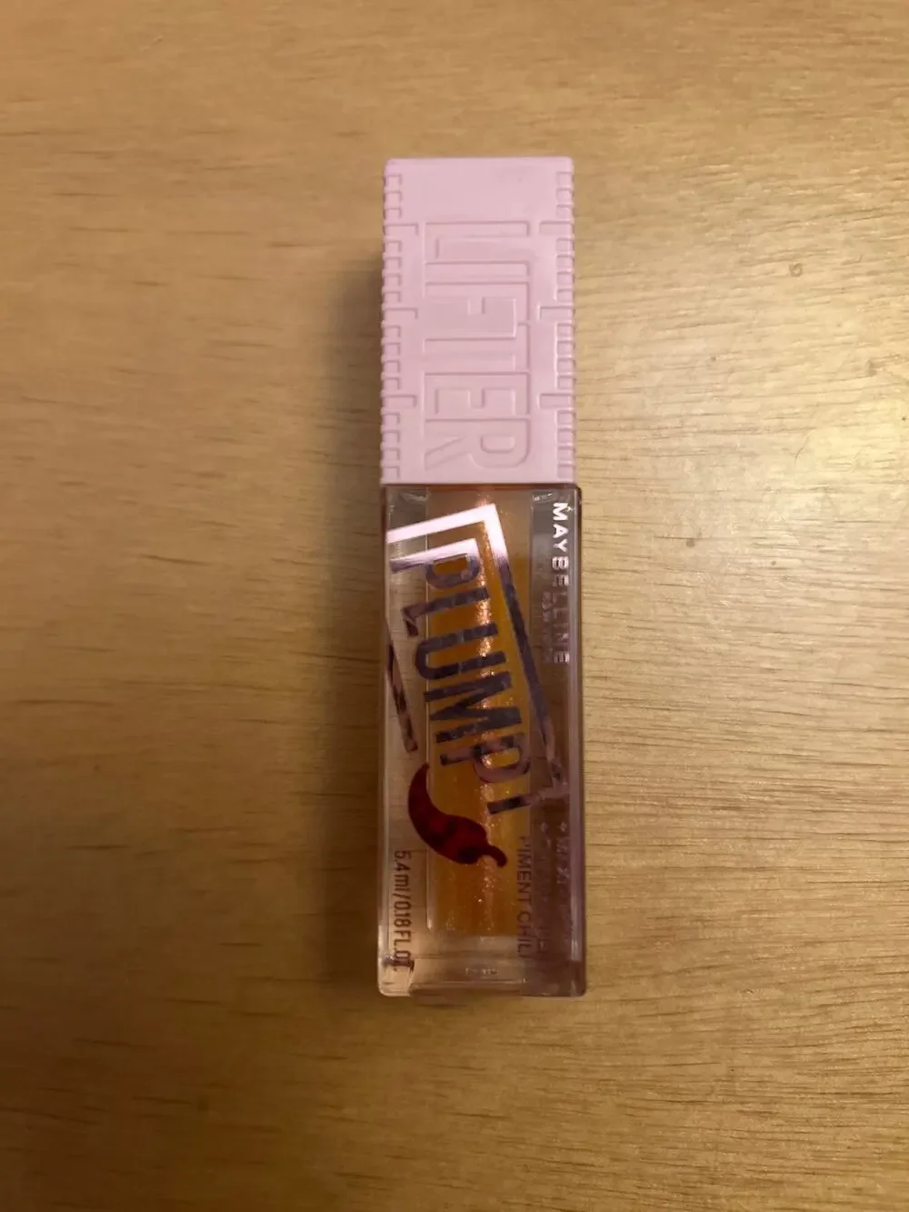 New Maybelline Lifter Hot Honey chili pepper 🌶️ Plumping Lip Gloss 0.18oz